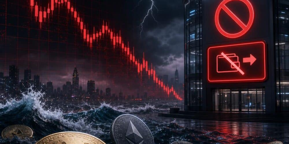 Cryptocurrency Market Faces Turbulence as Major Exchange Halts Withdrawals