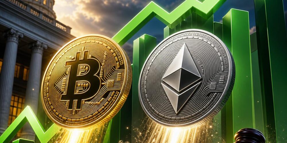 Major Market Movements: Bitcoin and Ethereum Surge Amidst Positive Regulatory News